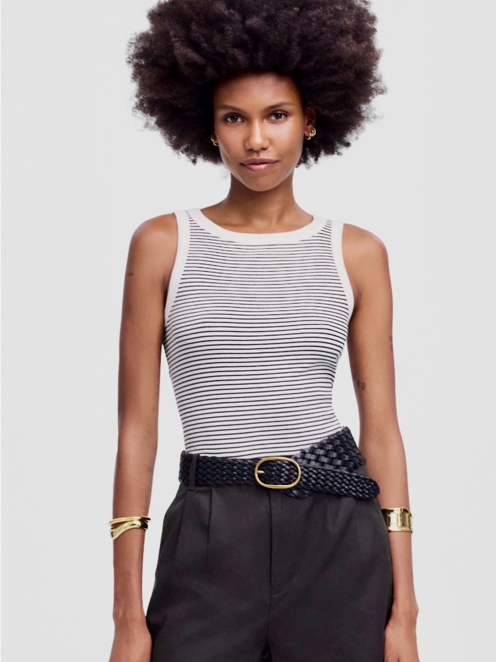 Madewell Drapey twill pleated shorts